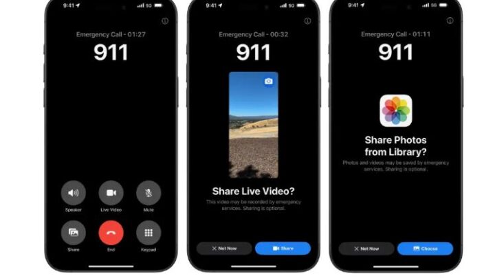 iOS 18 Introduces Emergency SOS Live Video for iPhone Users and First Responders