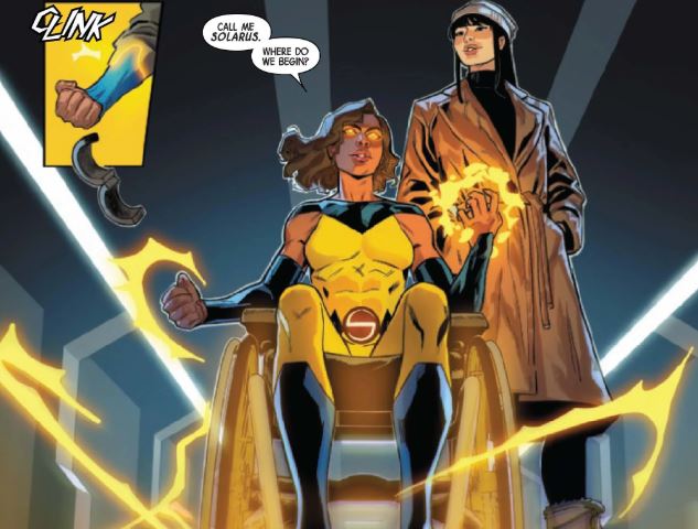 Who is Solarus? Marvel's New Sentry After Robert Reynolds 1 mallory gibbs as solarus sentry