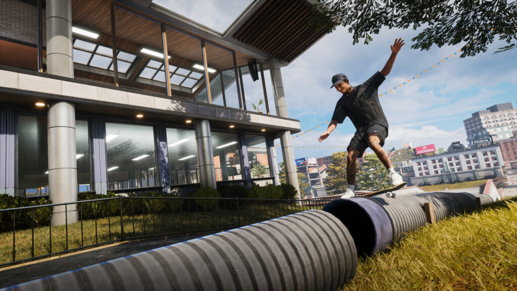 Tony Hawk’s Pro Skater 3 + 4 Just Flipped the Remaster Game—Here’s Why You Need It Now 2 Tony Hawk skater avatar grinding handrail in pixel-perfect Los Angeles level