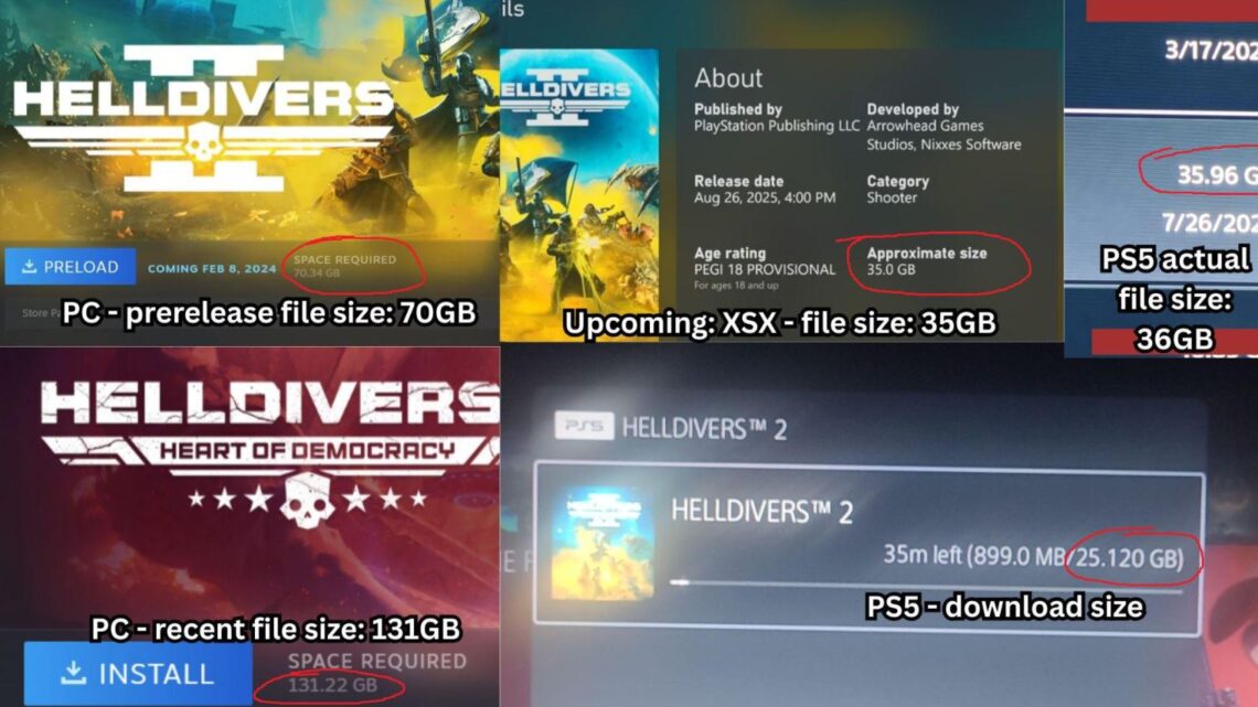 The Real Challenges Behind Why Helldivers 2 on PC Takes Up Triple the Space of the PS5 Version The Real Challenges Behind Why Helldivers 2 on PC Takes Up Triple the Space of the PS5 Version