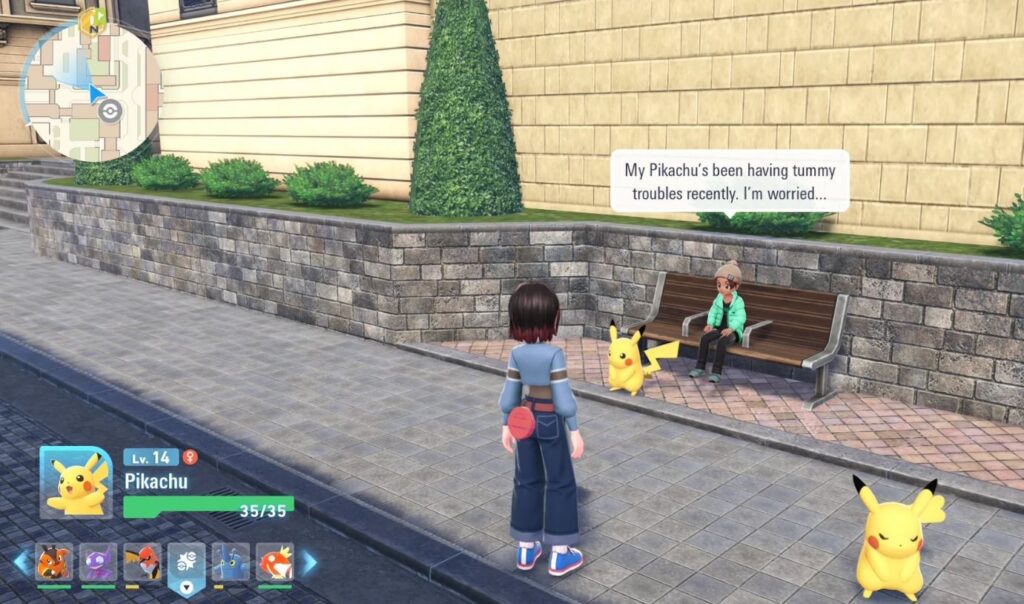 Pokémon Legends: Z-A Confirms the Obvious—Your Favorite Monsters Can Get Sick and Yes, They Poop 1 pikachu with tummy trouble 1