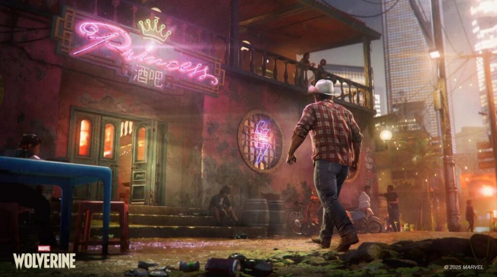 Marvel Games Boss Promises Years More Collaboration with Insomniac Beyond Wolverine 2 wolverine walking to the pub
