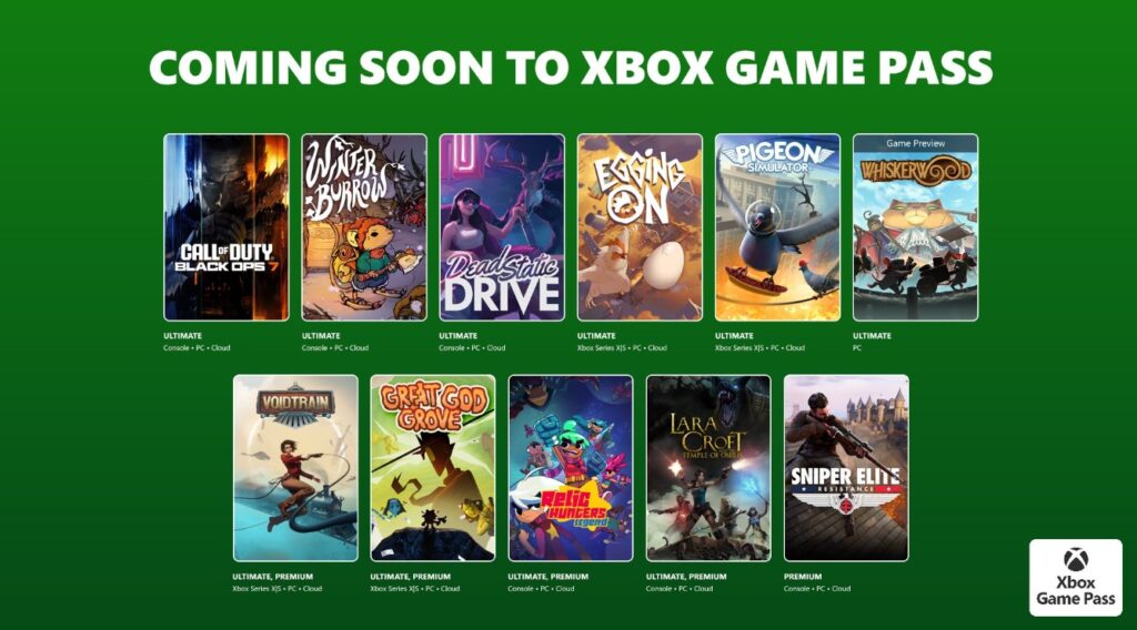 Black Ops 7 Joins Xbox Game Pass: November Lineup Packs a Punch With Sniper Elite, Whiskerwood and More 1 xbox game pass