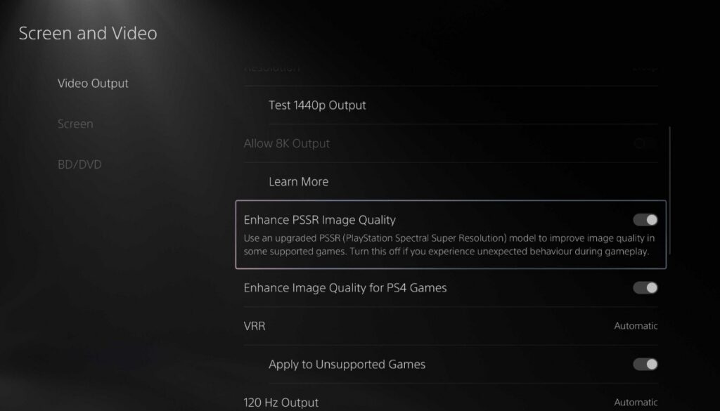 How to enable PSSR 2 on PS5 Pro