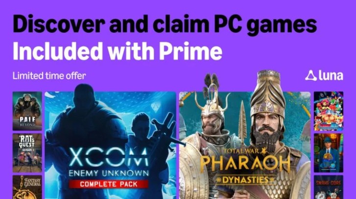 Amazon Prime Luna free games of april 2026