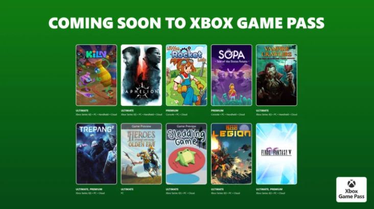 Xbox Game Pass Adds Final Fantasy V and Nine Other Titles, Removes Ten on 30 April 2026