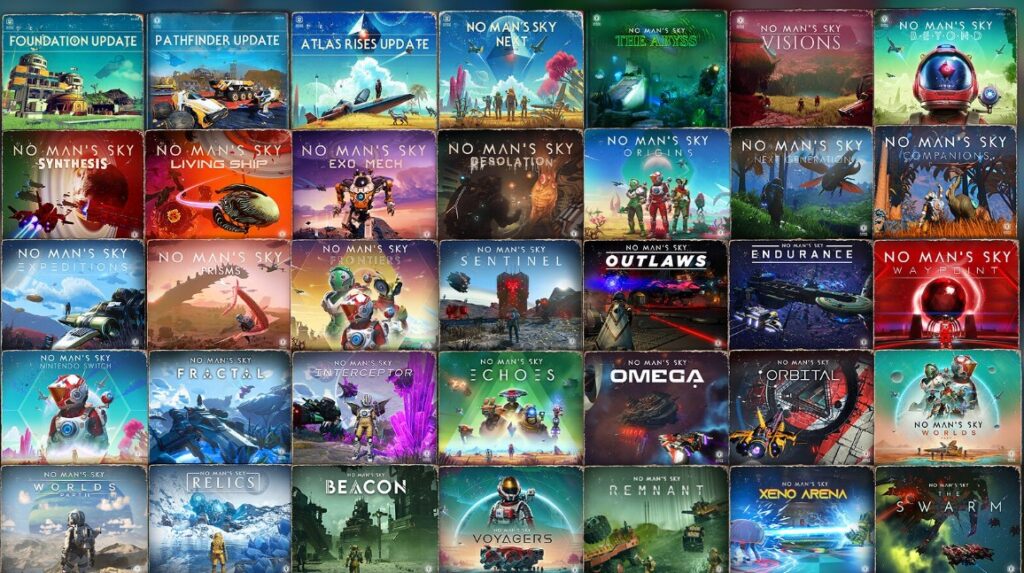 All No Mans Sky games released so far