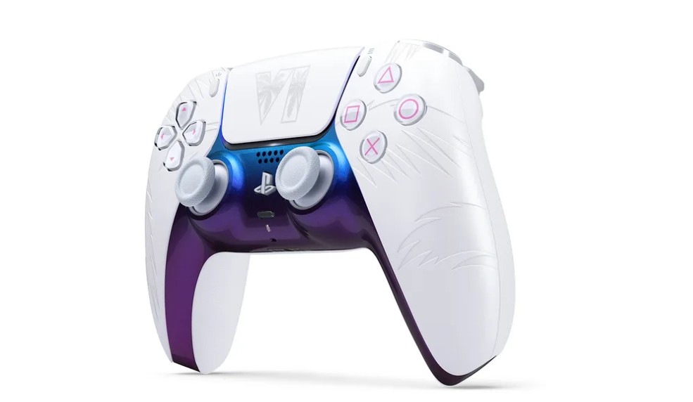 GTA VI DualSense Preorders: Price, Time and Black vs White Availability 2 GTA6 Sony controller white