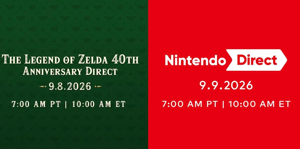 Nintendo Direct September 2026: Zelda and Switch 2 dates, times and how to watch 1 Nintendo Direct September 2026 schedule