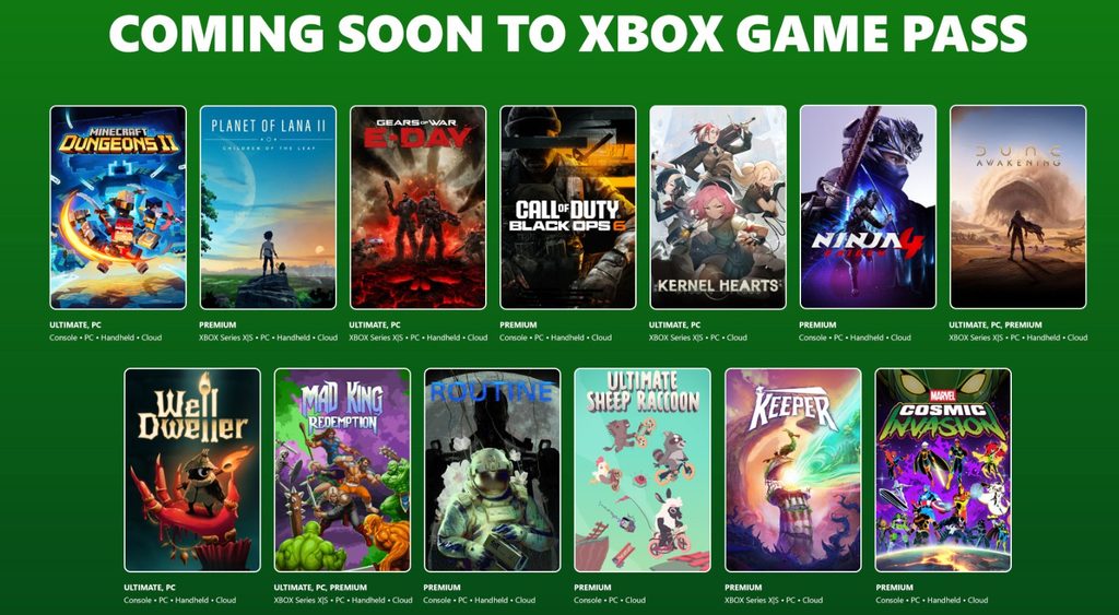 Xbox Game Pass September 2026 wave 2: Dates, tiers and Gears of War: E-Day 1 Xbox Game Pass September 2026 wave 2