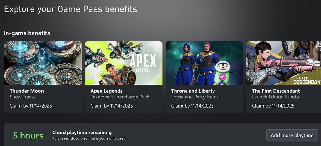 Xbox Game Pass cloud gaming limits: What happens when your monthly hours run out 1 Xbox Game Pass cloud gaming monthly hour limits
