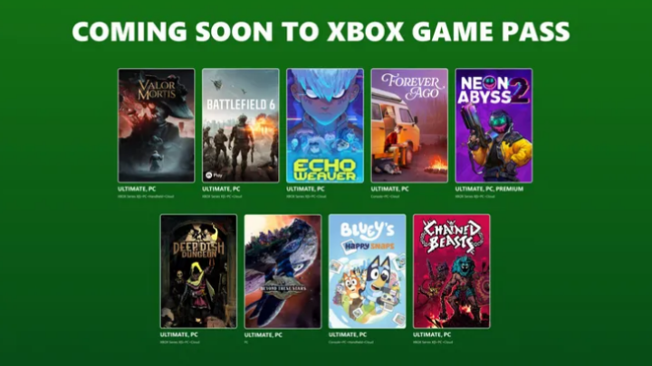 Xbox games for October 12–16, 2026: Game Pass, paid releases and a date conflict