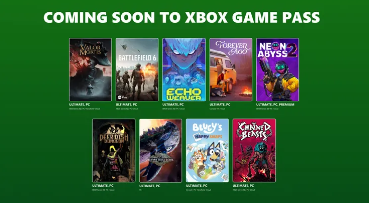 Xbox games for October 12–16, 2026: Game Pass, paid releases and a date conflict